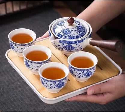 portable ceramic tea set