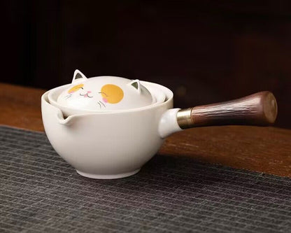 Semi-automatic Teapot 160ml Ceramic Tea Set Made-in-China Flywin-tech