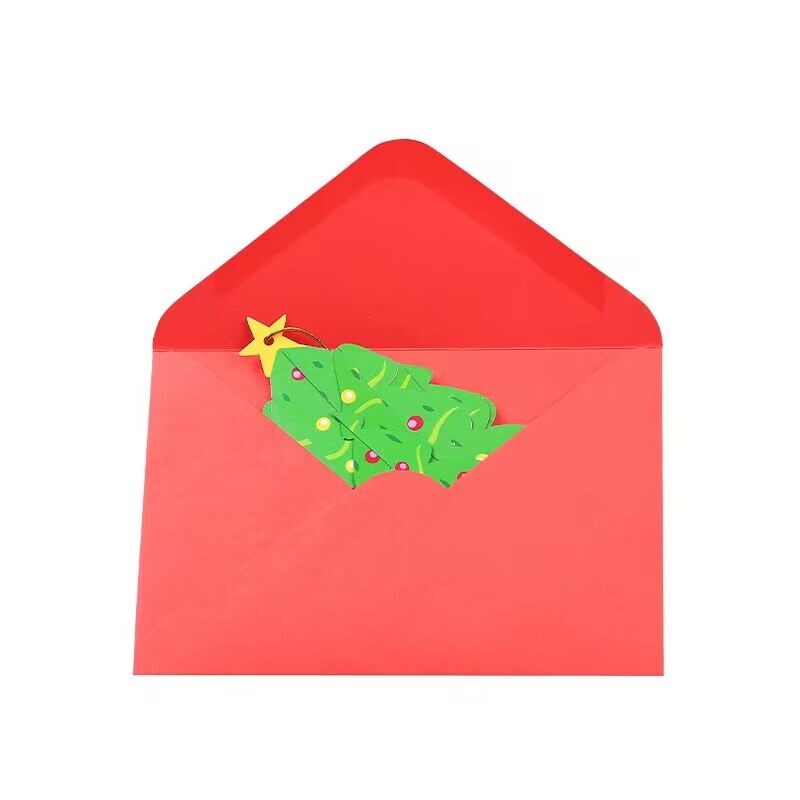 Christmas tree pendant decoration cards