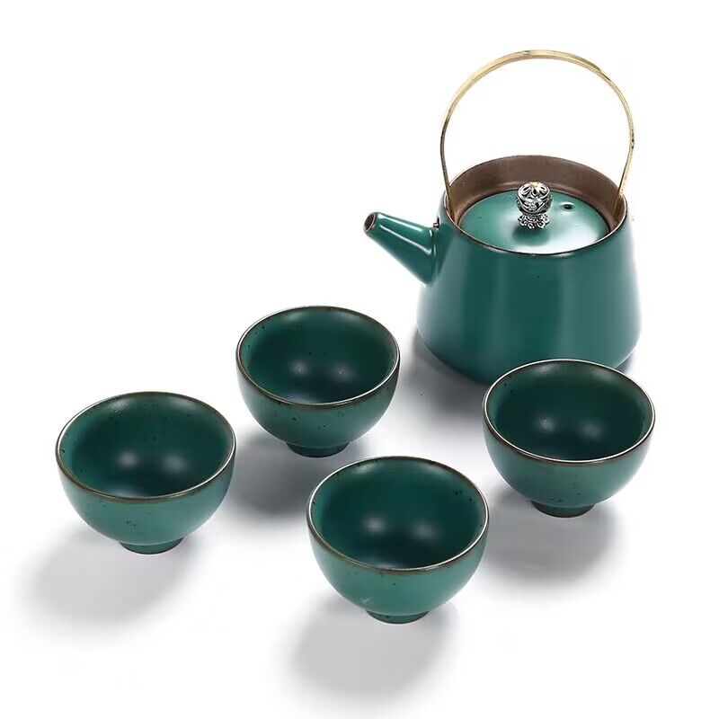 Retro Ceramic Teapot Set 220ML