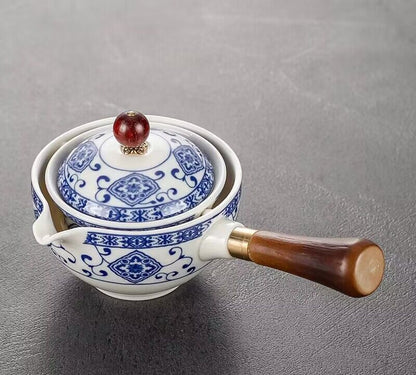 Semi-automatic Teapot 160ml Ceramic Tea Set Made-in-China Flywin-tech